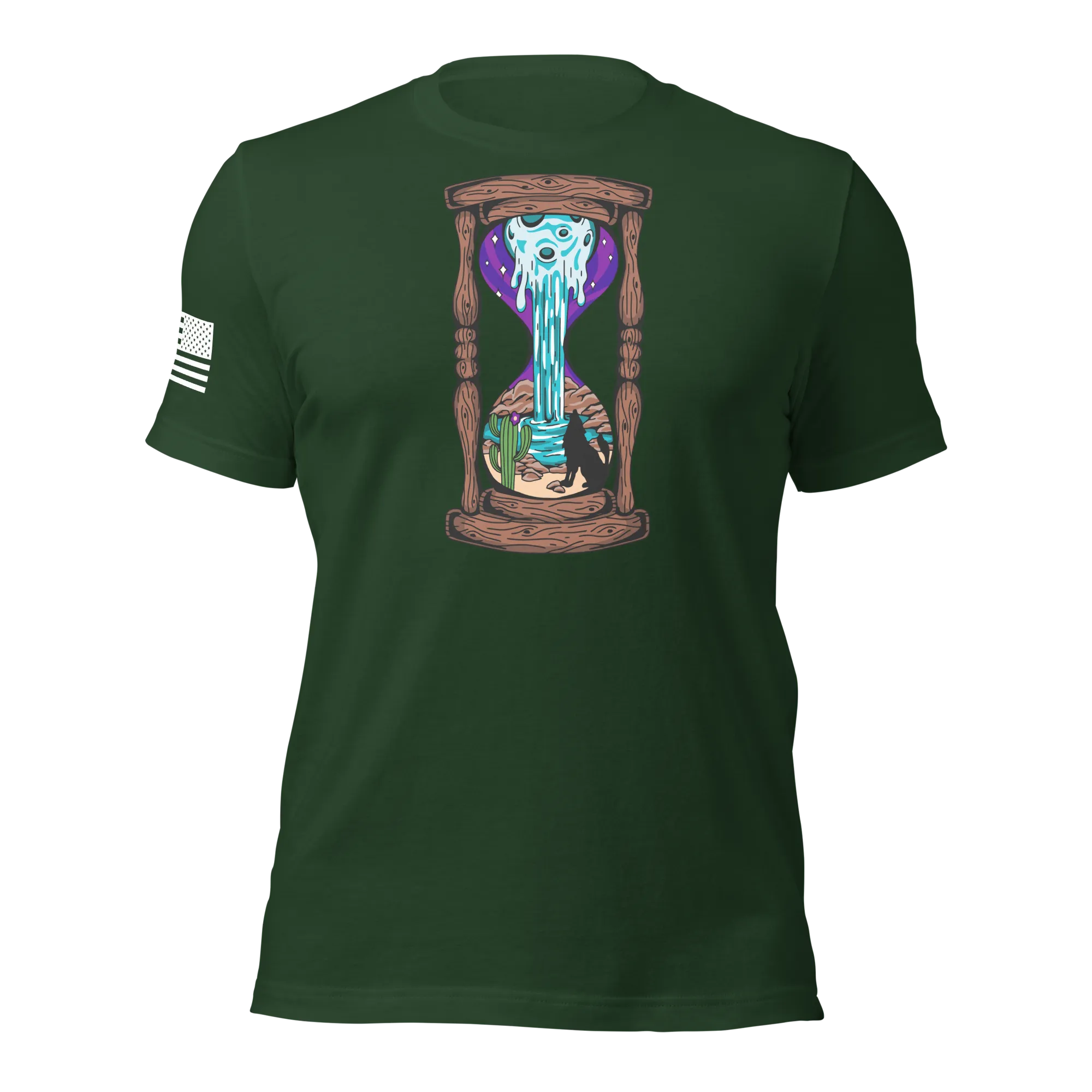 Melting Moon Hourglass v2 T-Shirt