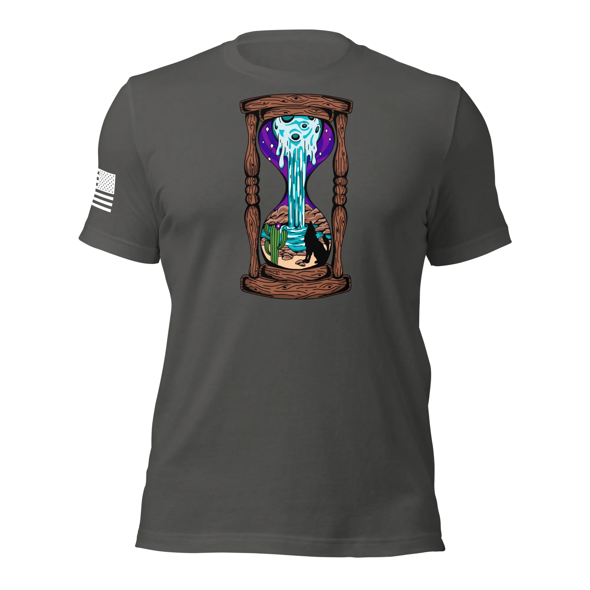 Melting Moon Hourglass v2 T-Shirt