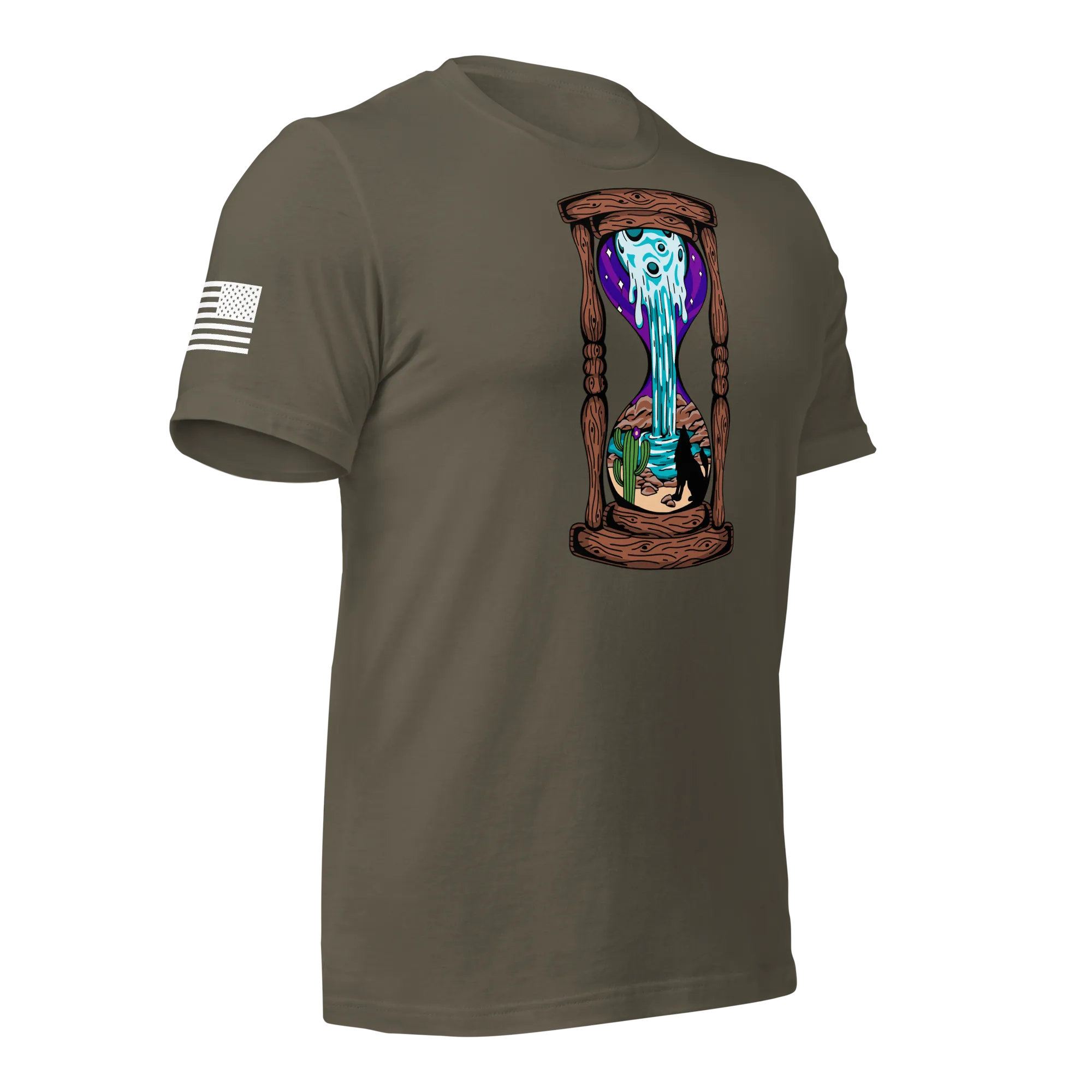 Melting Moon Hourglass v2 T-Shirt