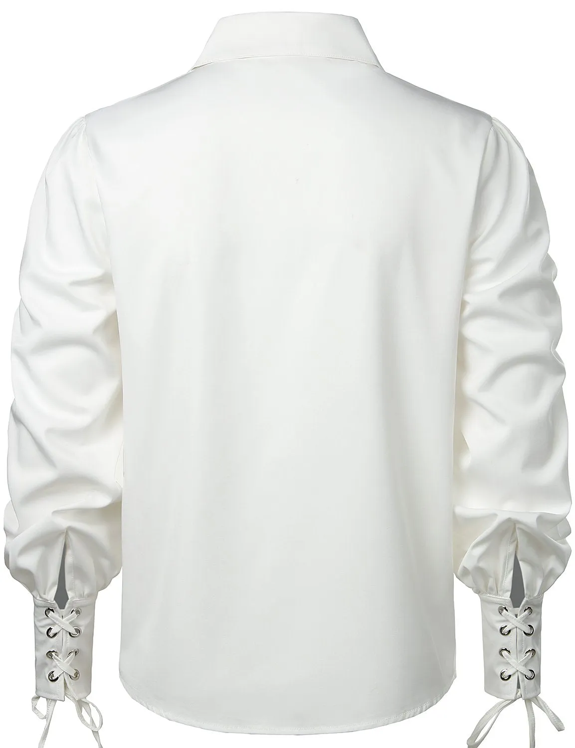 Mens Bandage Renaissance Shirts Gothic Pirate Cosplay Costume Tops