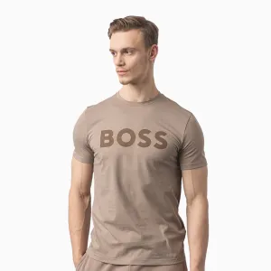 Men's Cotton Jersey T-Shirt With Rubber Print Logo