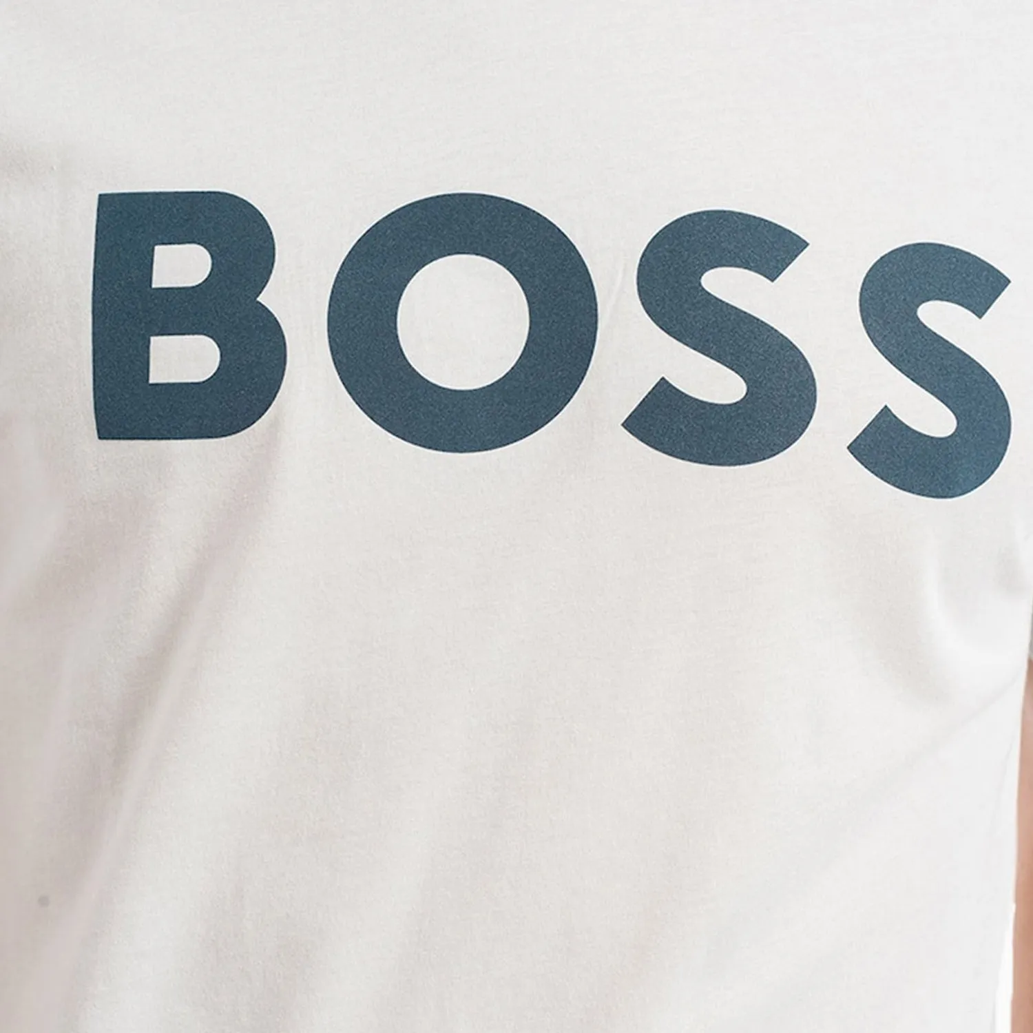 Men's Cotton Jersey T Shirt With Rubber Print Logo