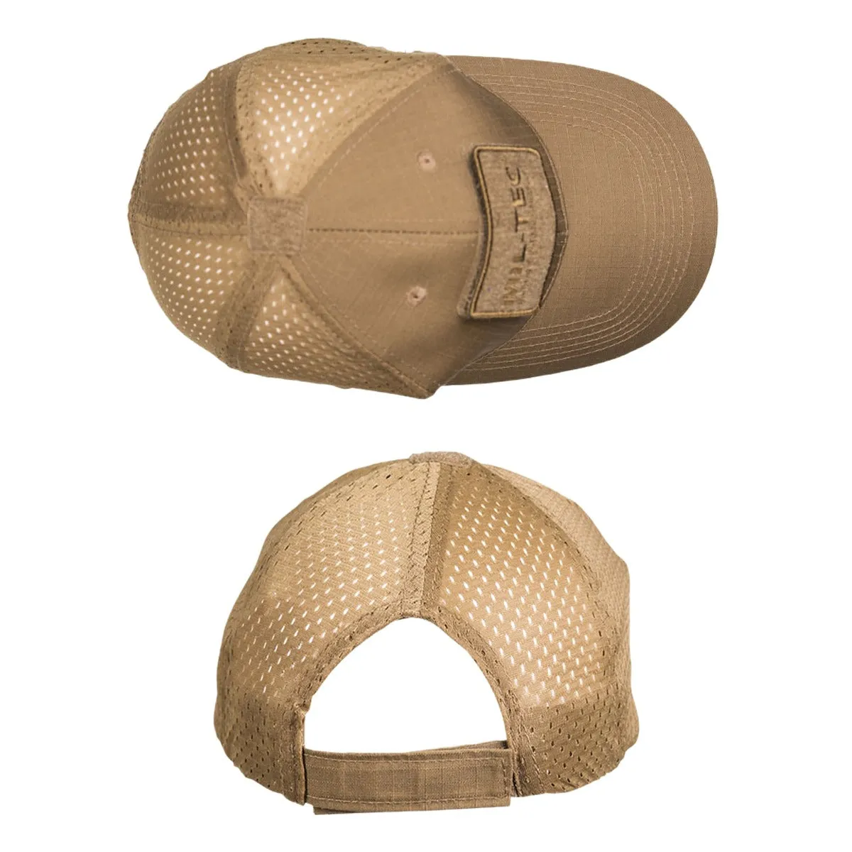 Mil-Tec Mesh Baseball Cap Dark Coyote