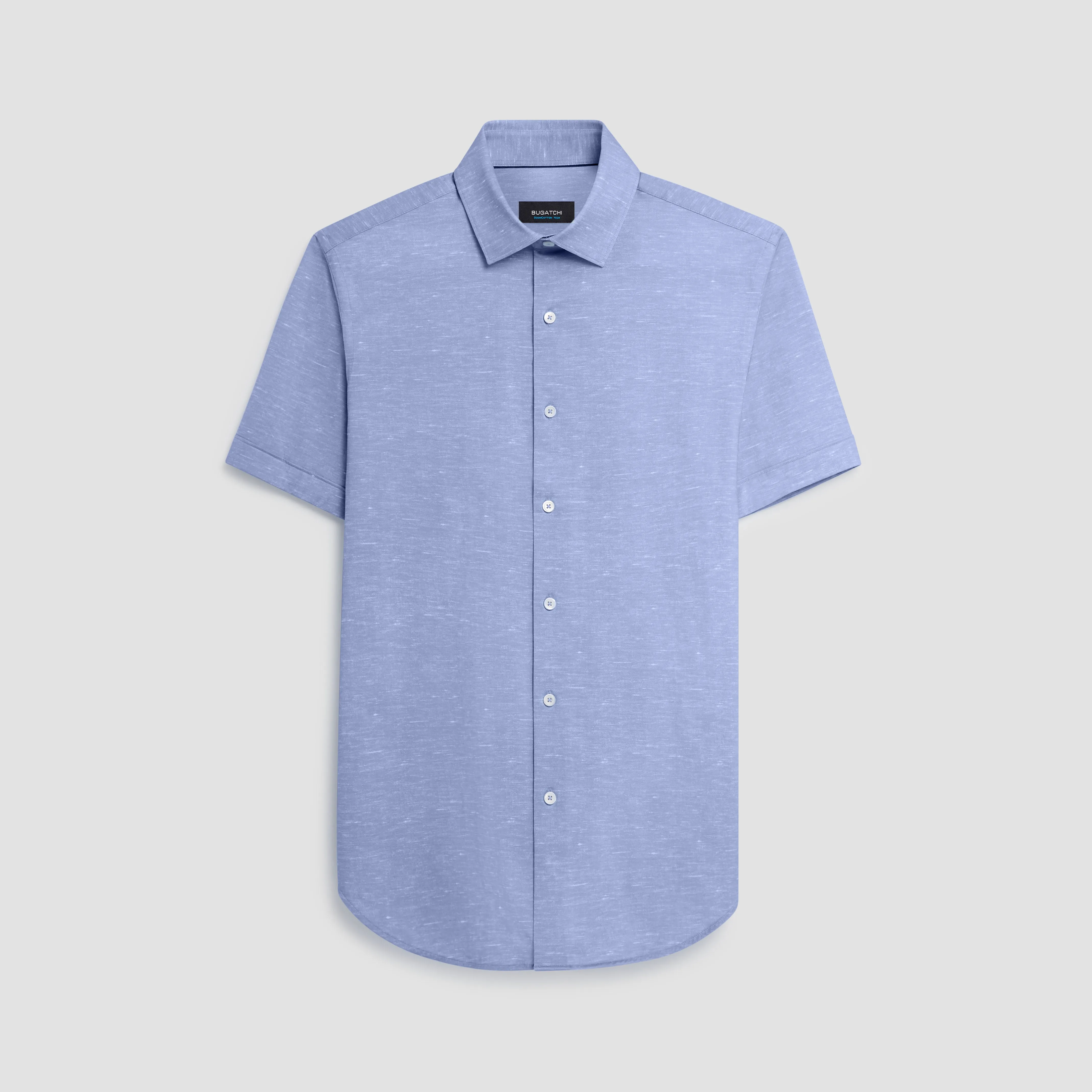 Miles Heather Print OoohCotton Short Sleeve Shirt