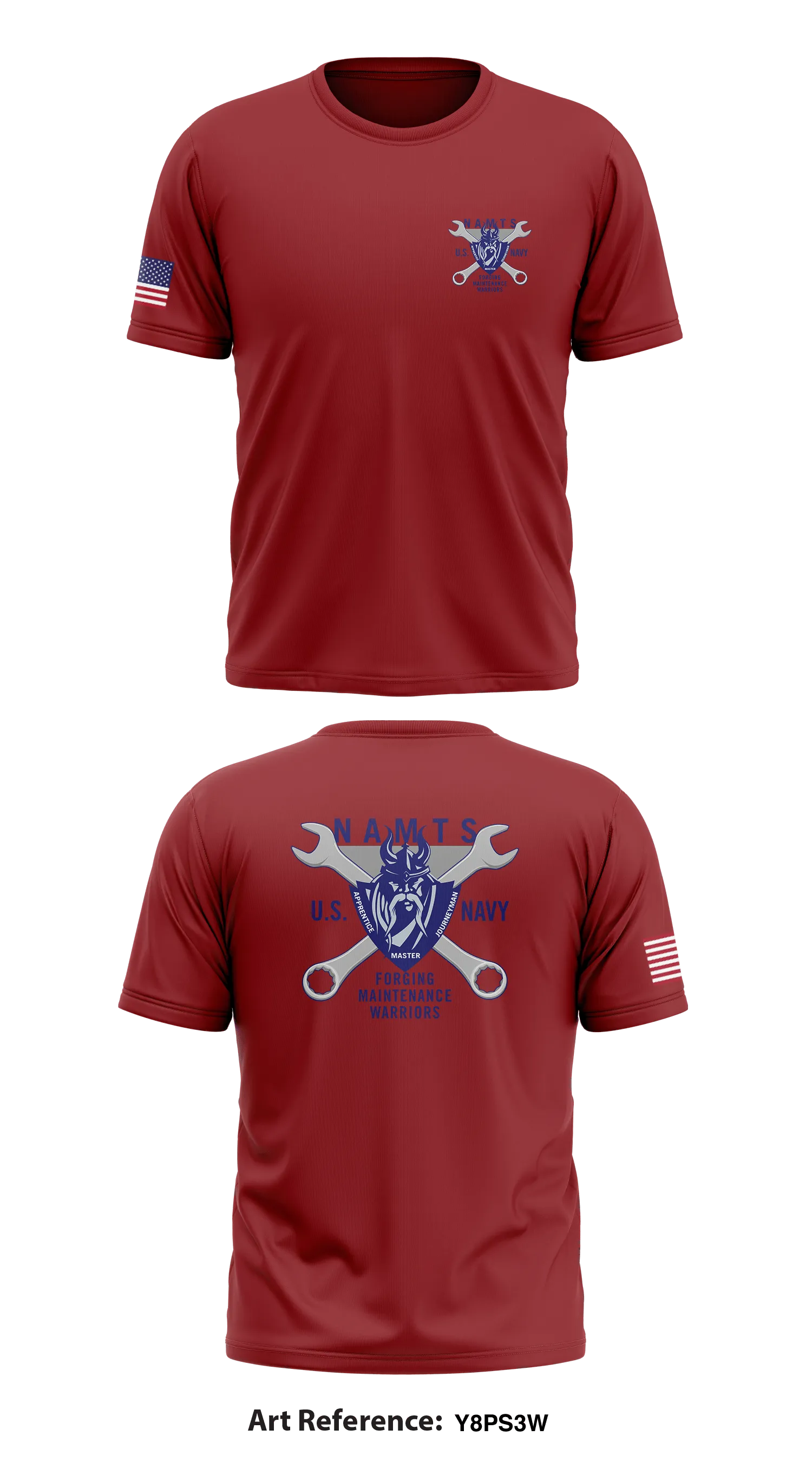 NAMTS Store 1 Core Men's SS Performance Tee - Y8PS3w
