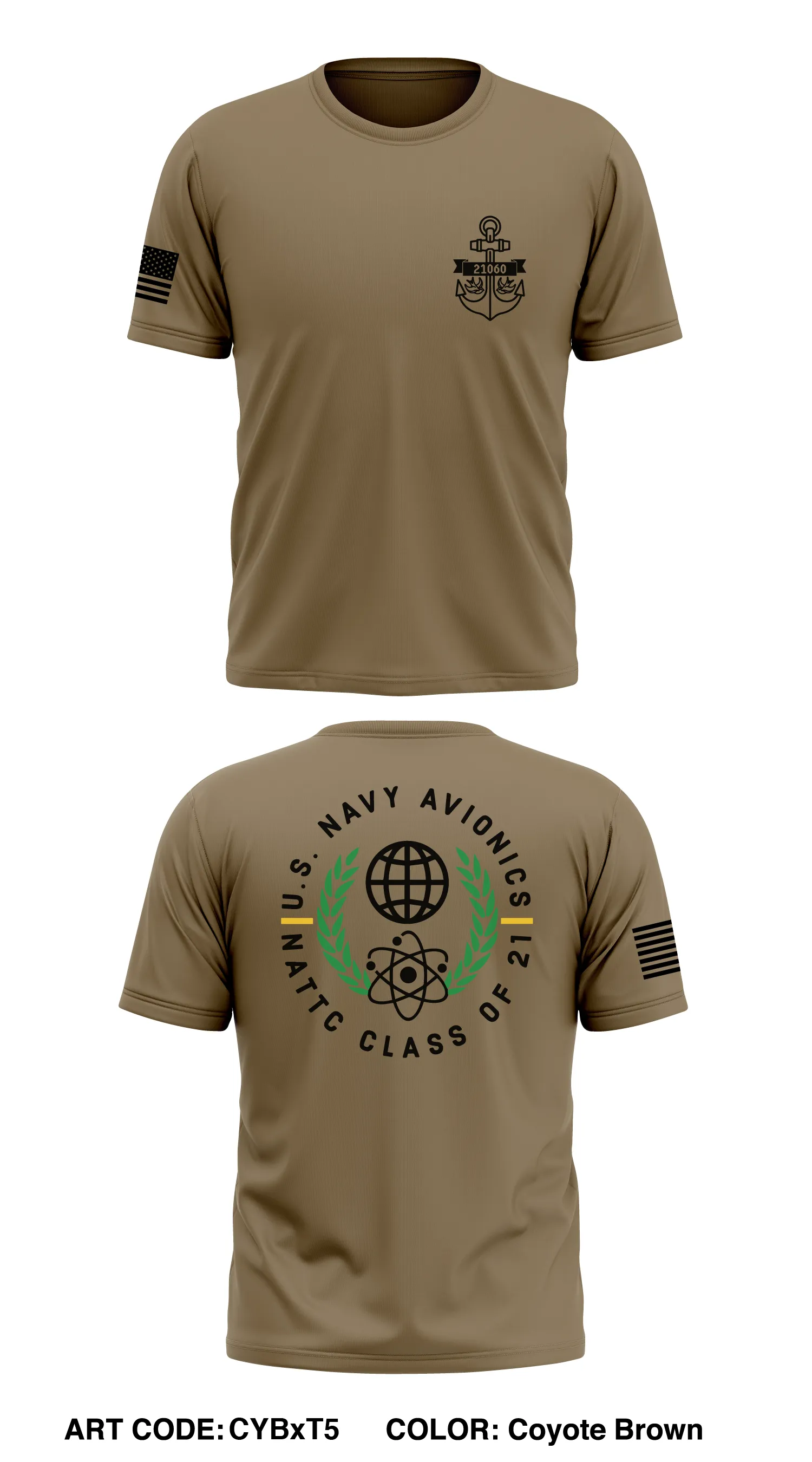 NATTC ATI CLASS 21060 Store 1 Core Men's SS Performance Tee - CYBxT5