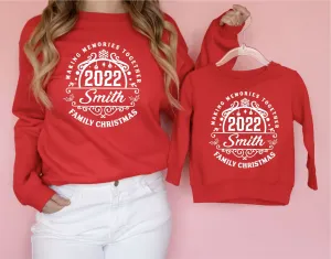Personalised Christmas Memories Family Jumper
