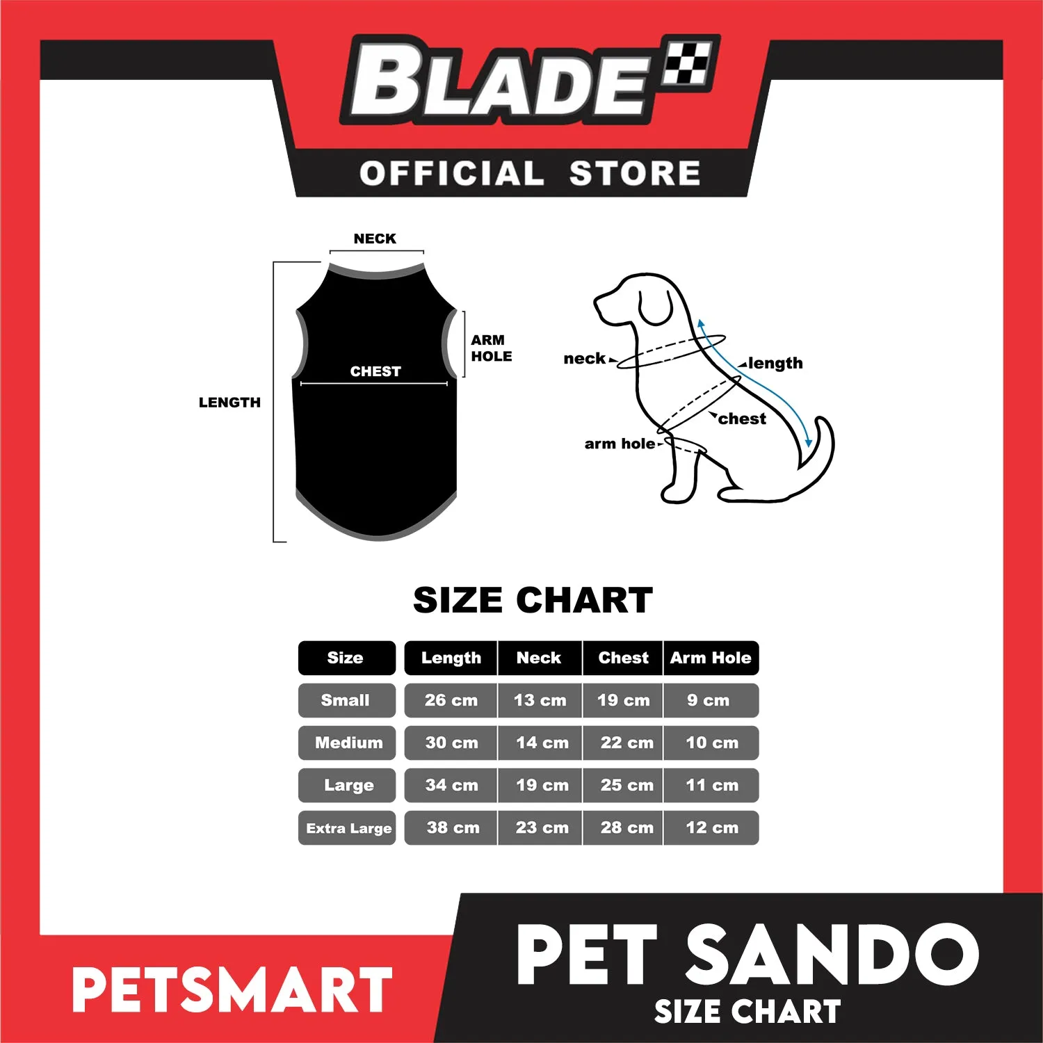 Pet Sando Apparel Character Design With Yellow Piping Sando DG-CTN125S (Small)