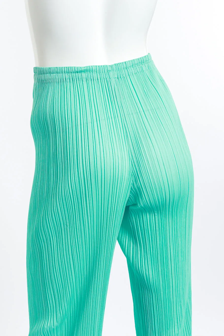 Pleated Skinny Leg Pant