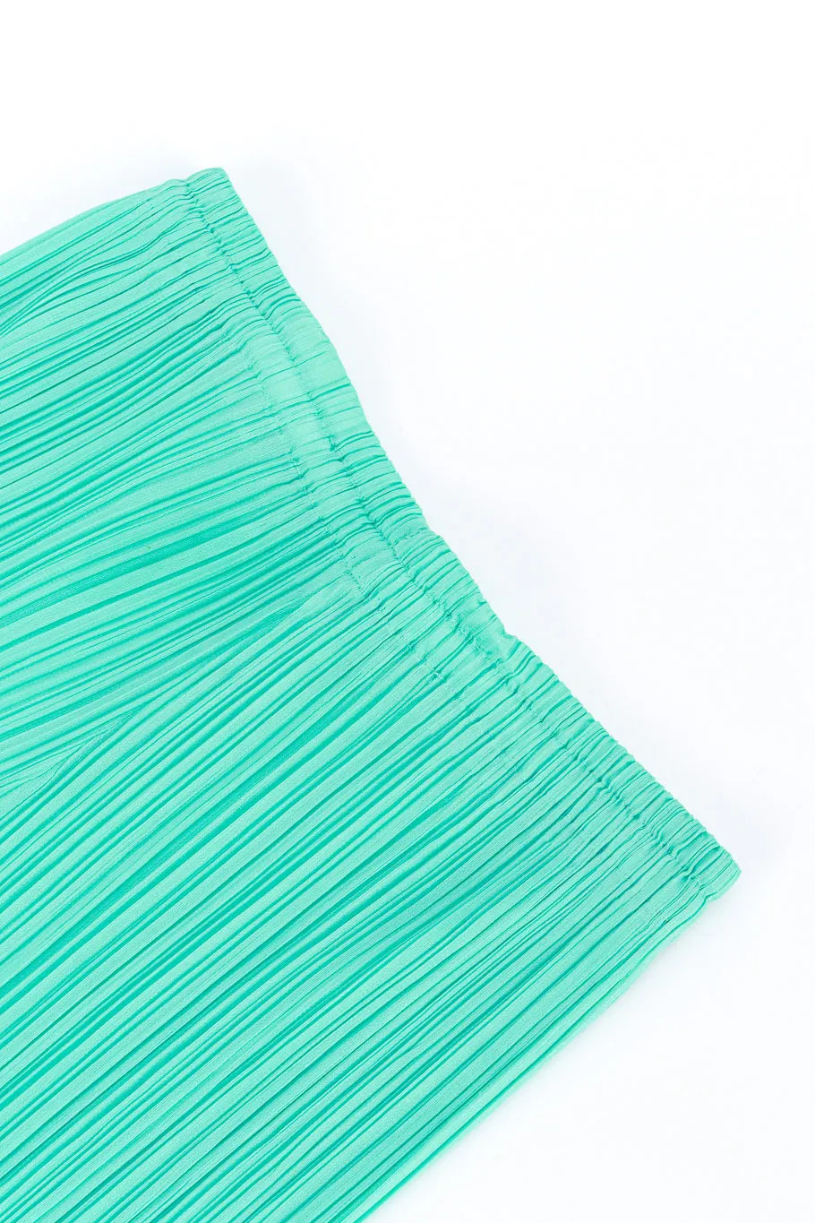 Pleated Skinny Leg Pant