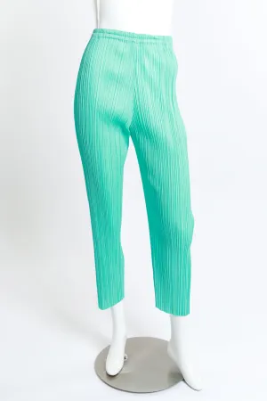 Pleated Skinny Leg Pant