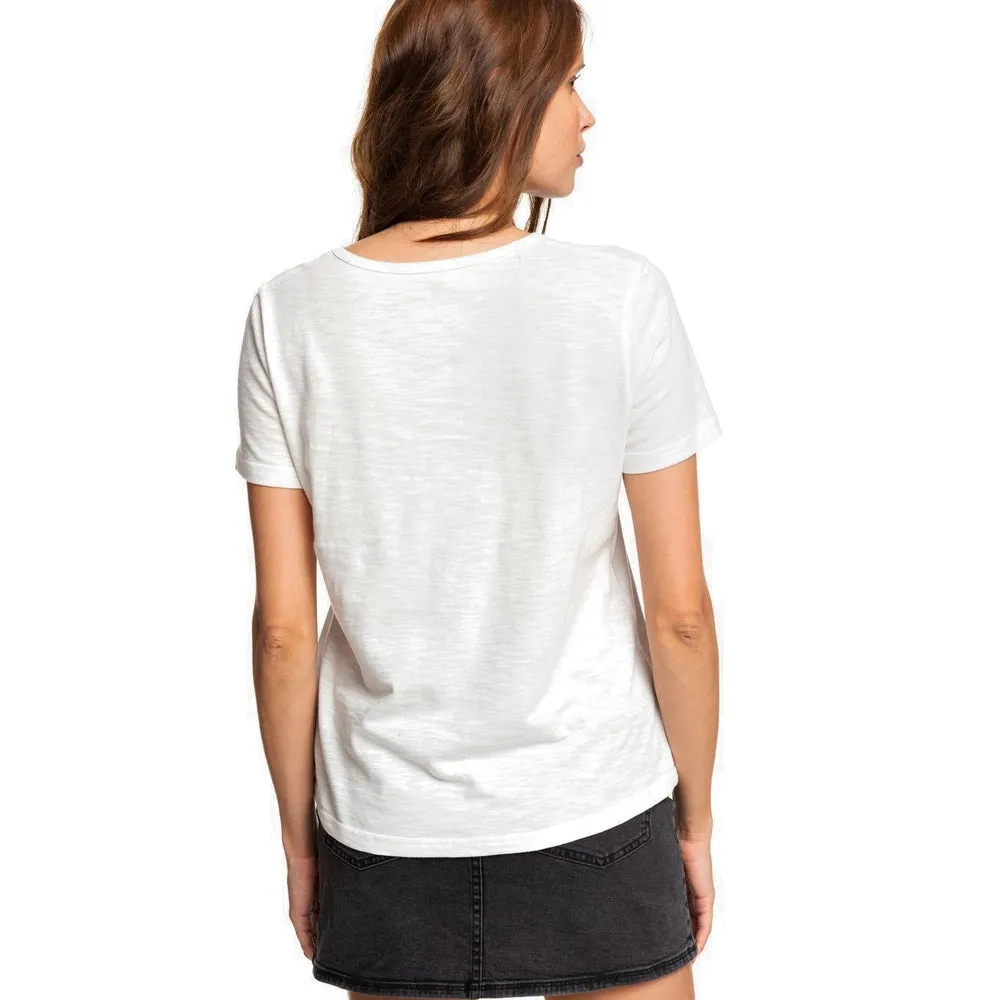 Roxy Red Sunset Short Sleeved T Shirt