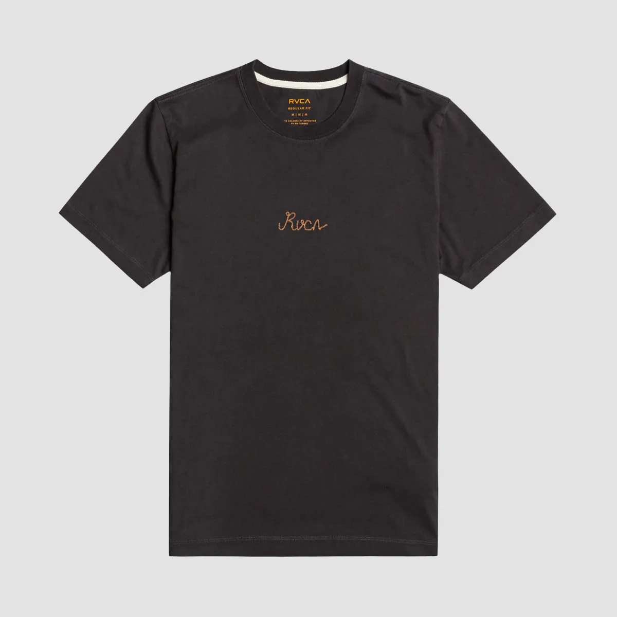RVCA Neon Dragon T-Shirt Washed Black