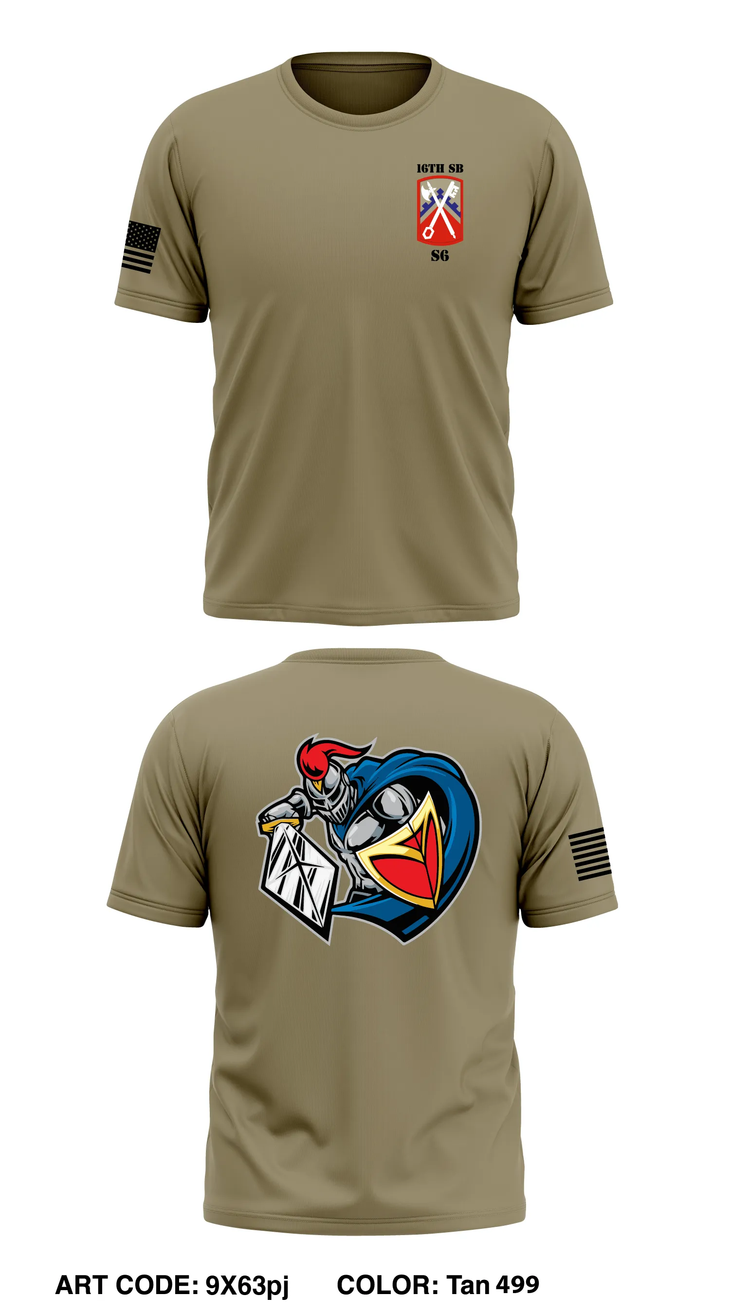 S6, 16th Sustainment Brigade Core Men's SS Performance Tee - 9X63pj