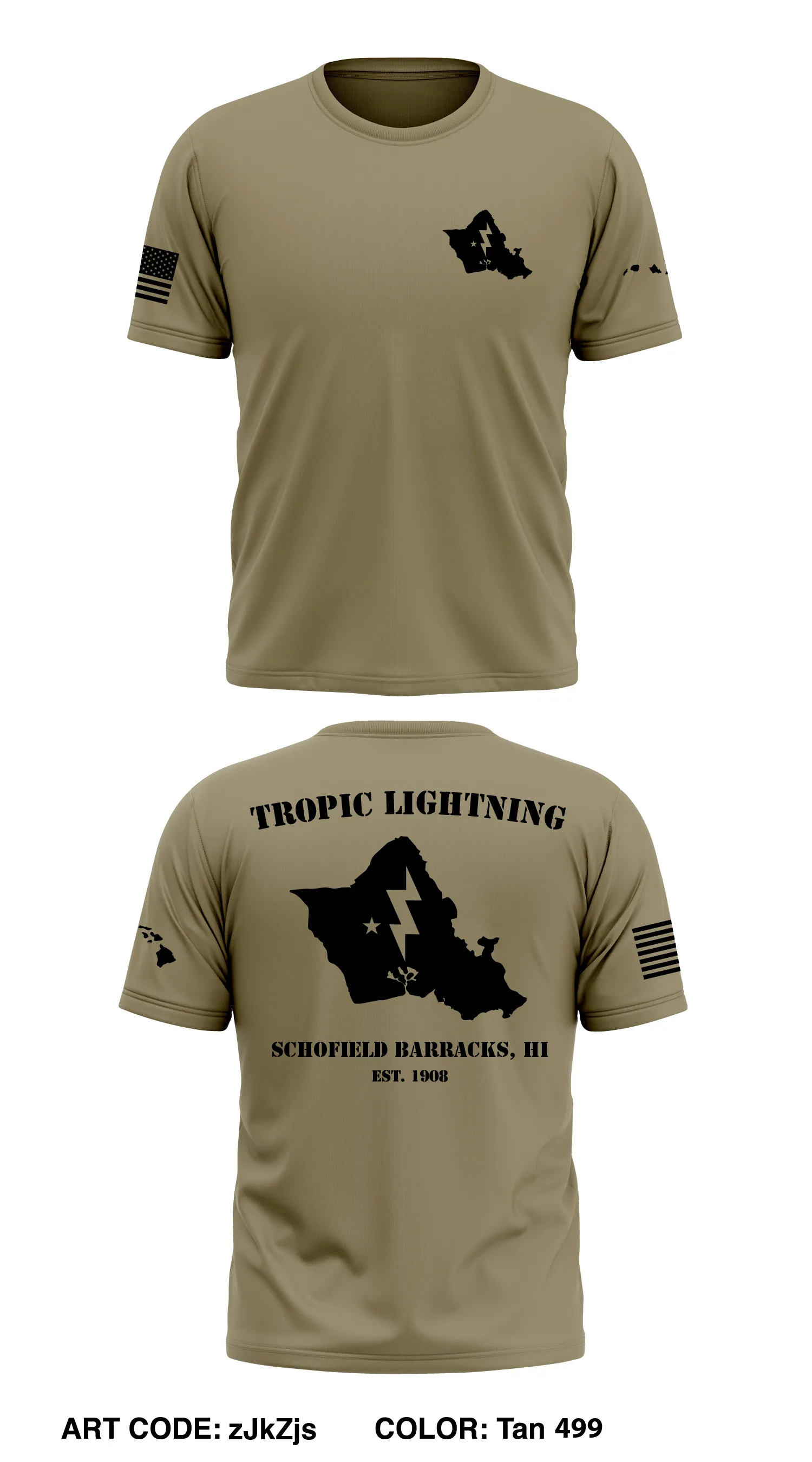 Schofield Barracks Core Men's SS Performance Tee - zJkZjs