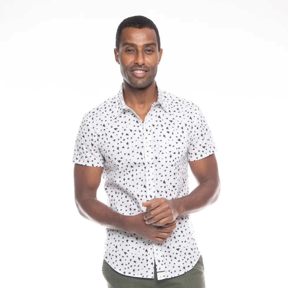 The Adventurer Short Sleeve Shirt - Starry Night