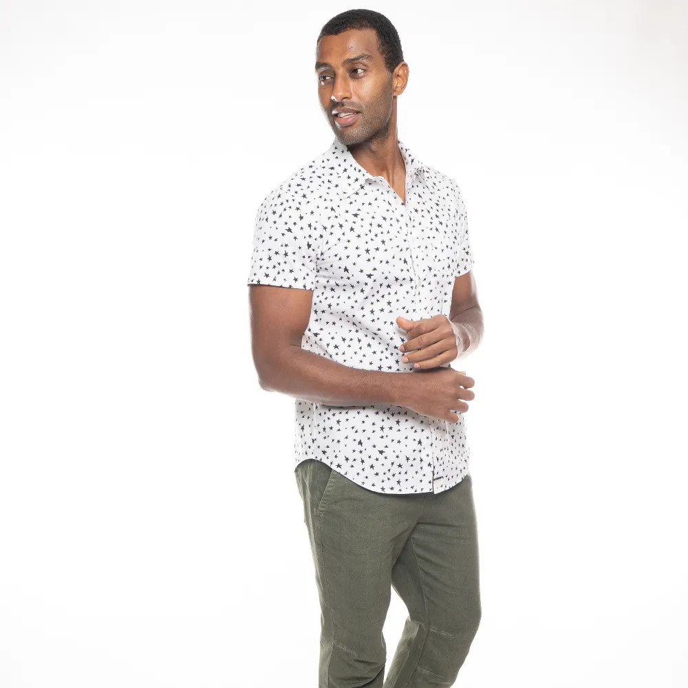 The Adventurer Short Sleeve Shirt - Starry Night