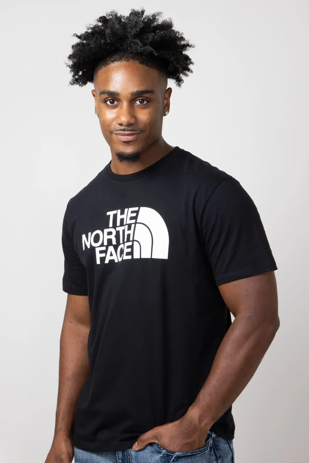 The North Face Half Dome T-Shirt for Men in Black/White | NF0A812M-KY4-BLACKWHITE