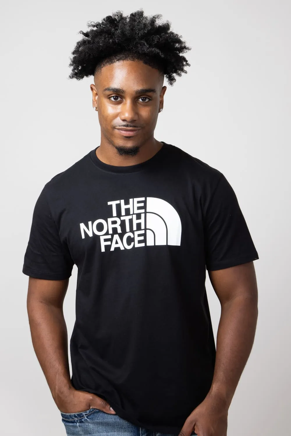 The North Face Half Dome T-Shirt for Men in Black/White | NF0A812M-KY4-BLACKWHITE