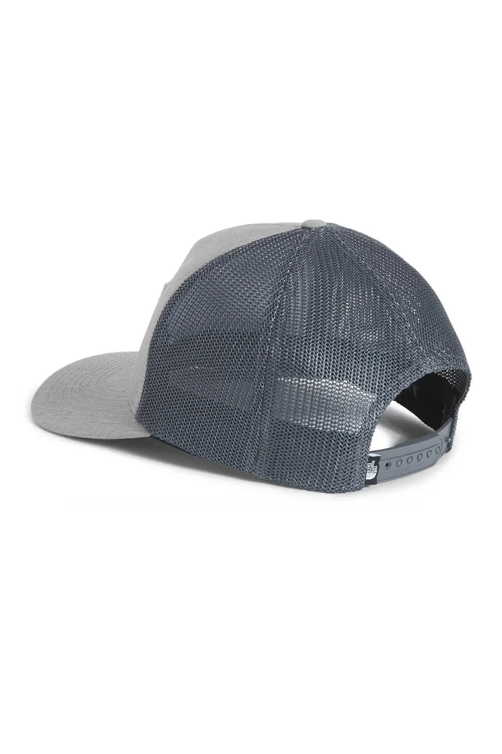 The North Face Keep It Patched Structured Trucker Hat in Grey | NF0A3FKD-GAZ-GREYHEATHER