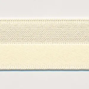 Thin Satin & Pile Stretch Binder #02 Cream