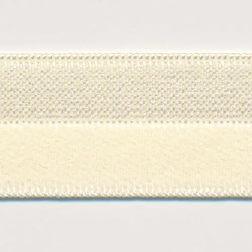 Thin Satin & Pile Stretch Binder #02 Cream