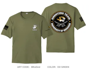 University of Missouri NROTC Hi-Tech Performance Unisex SS Tee - MKeGnd
