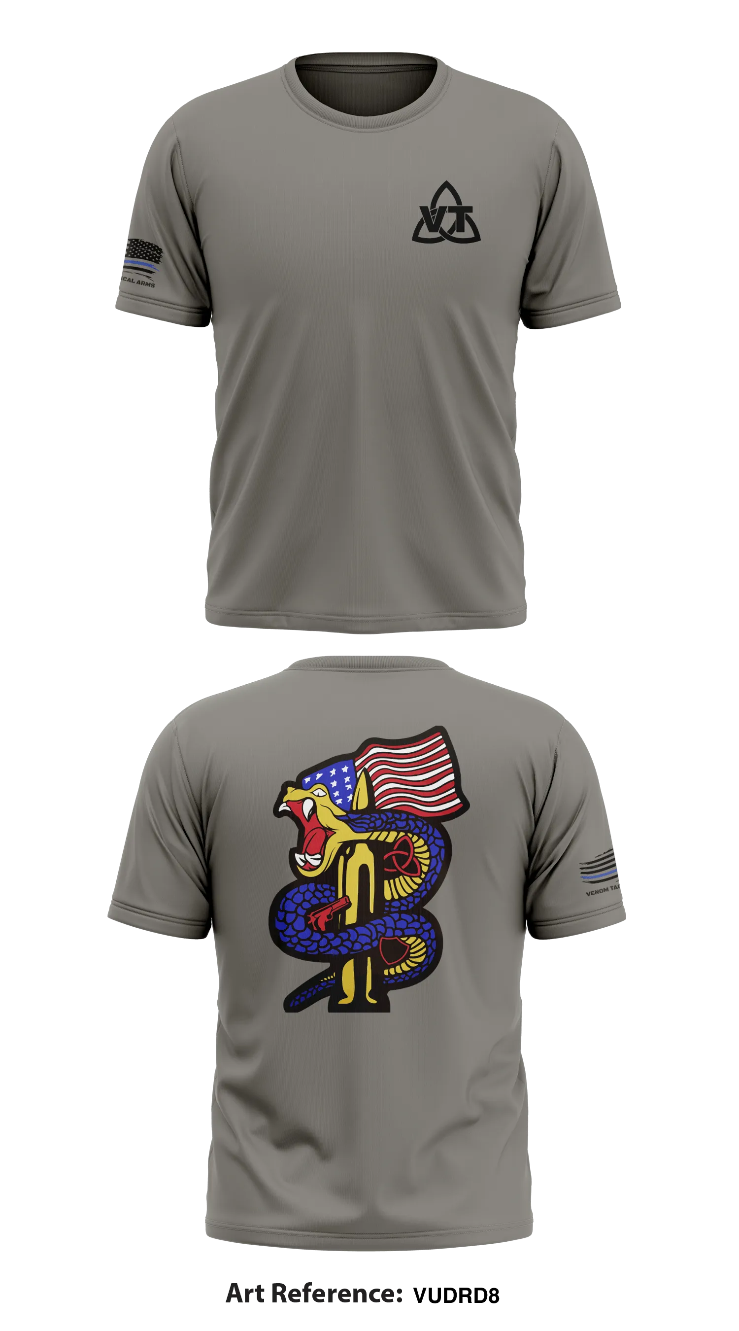 Venom Tactical Arms Store 1 Core Men's SS Performance Tee - VuDrd8