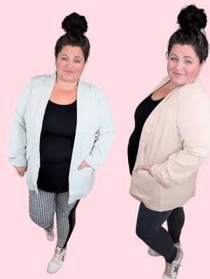 Vivian Slinky Blazer w/Pockets (2 Colors)
