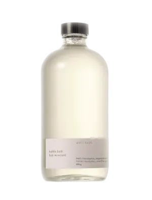 well kept Fresh Bubble Bath / eucalyptus, peppermint, and frankincense