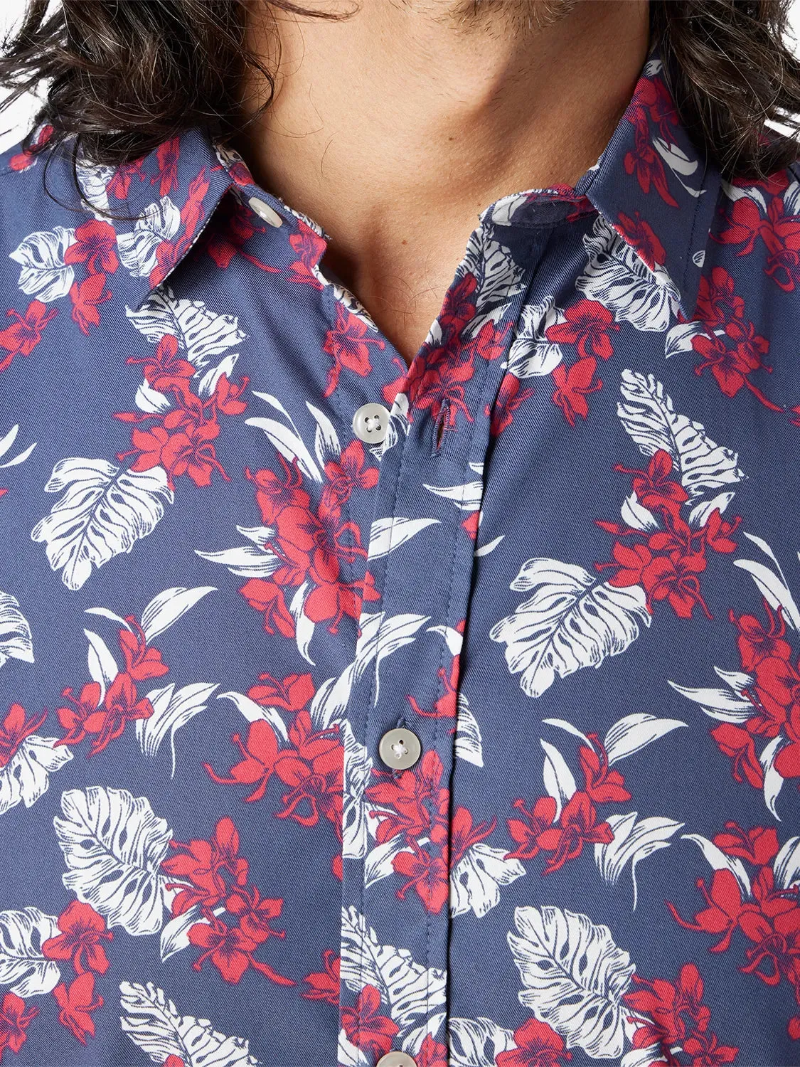 Windward Shirt | Navy Nautical Hawaiian