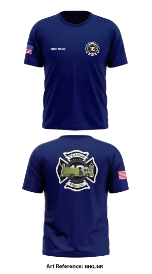 Yeadon Fire Company Core Men's SS Performance Tee - NHGjNr