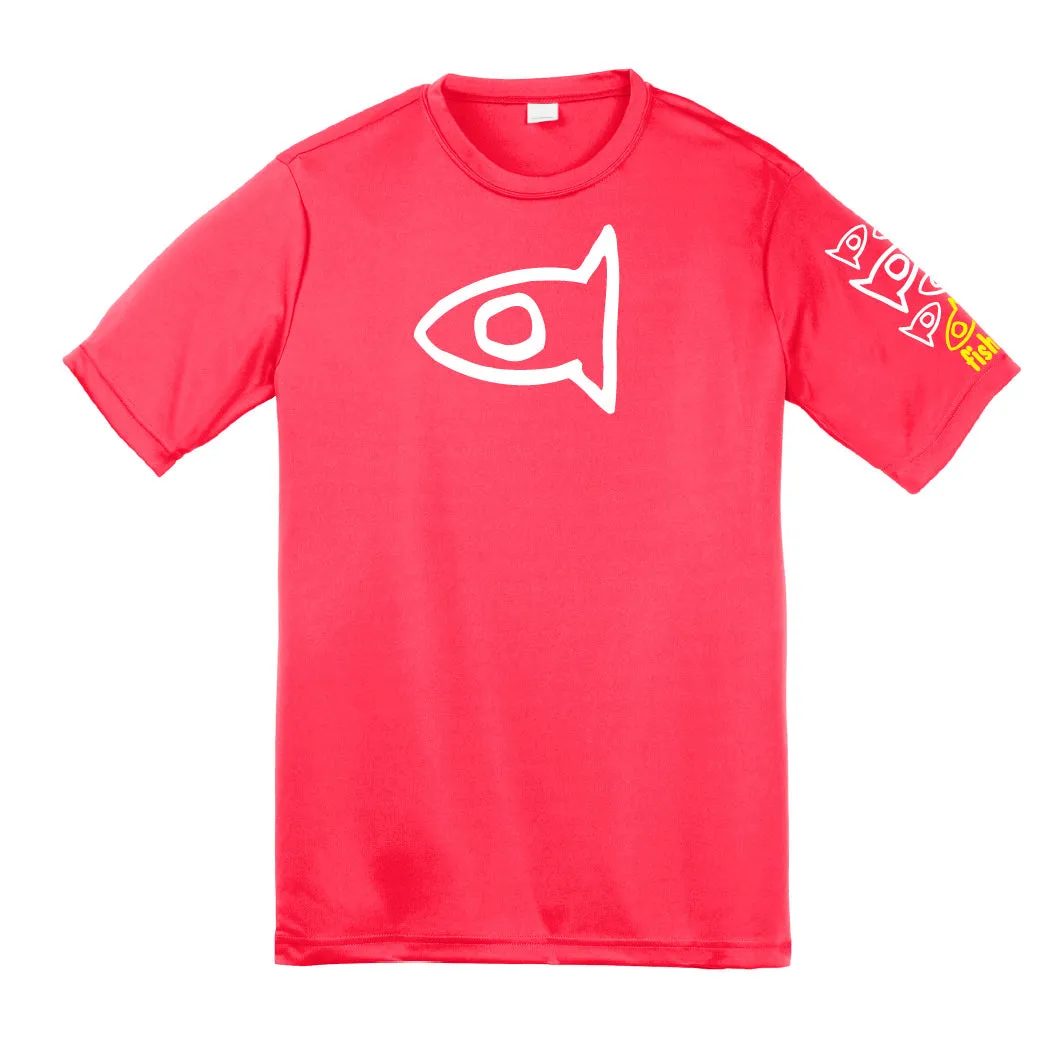 Youth S/S Hot Coral  Pat