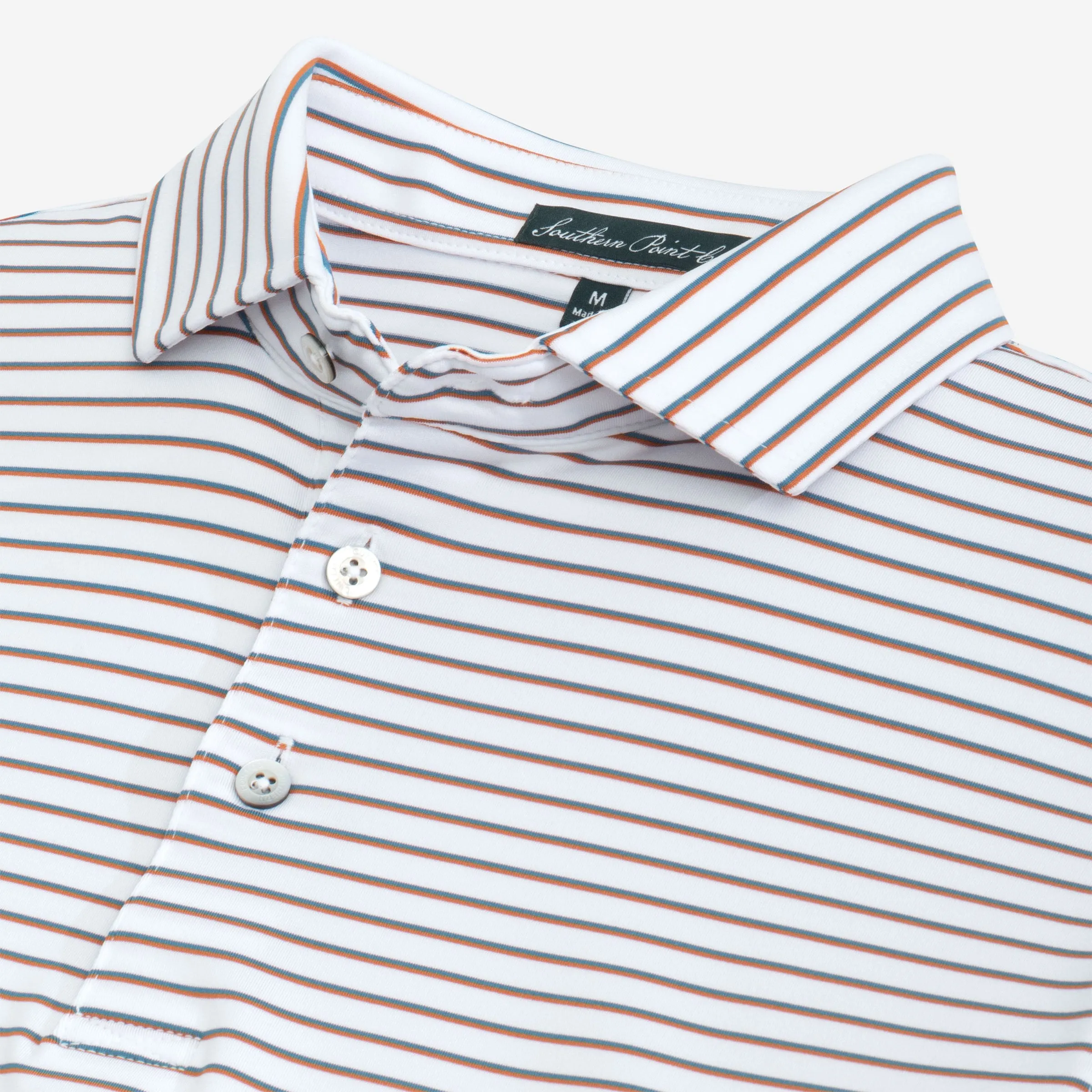 Youth Stadium Stripe Polo LONG SLEEVE TEE FINAL SALE