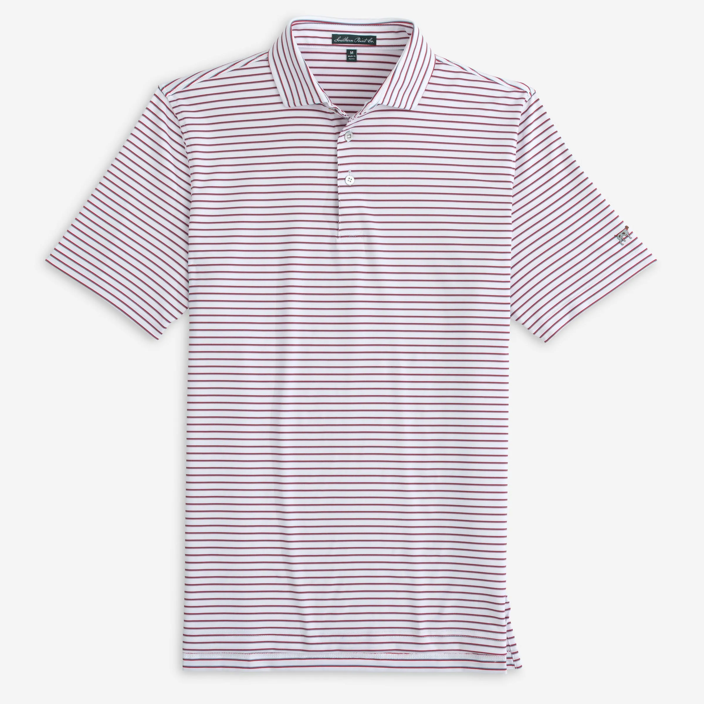 Youth Stadium Stripe Polo LONG SLEEVE TEE FINAL SALE